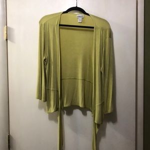 Pretty line green blazer size 2 Chicos